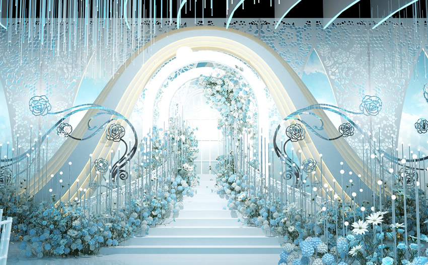 黑水釡香烙馍村水晶厅效果展示